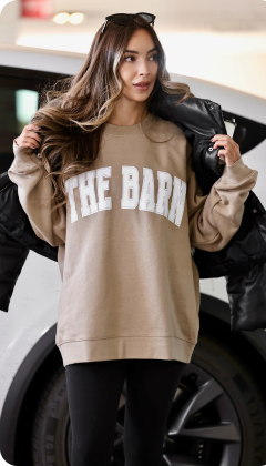 The Barn sand sweatshirt