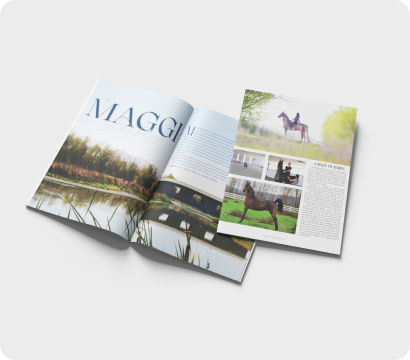 Magazine spread mockup
