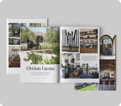 Orrion Farms campaign spread